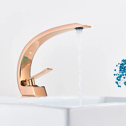 Modern matte black luxury brass basin faucet bathroom mixer tap