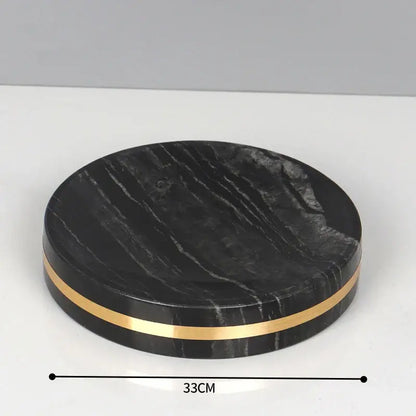 Black and gold marble bathroom accessories set bathroom organizer