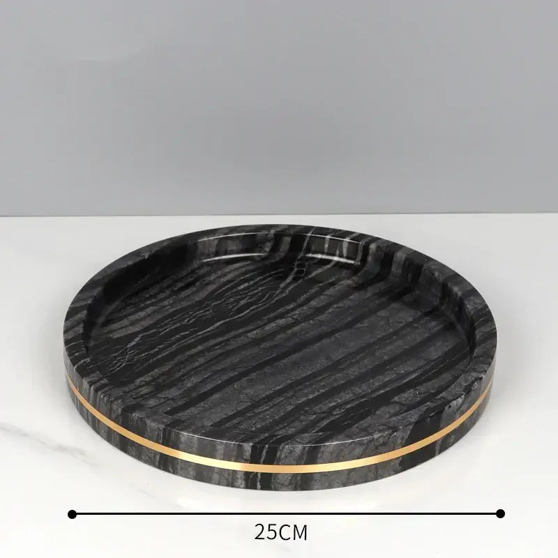 Black and gold marble bathroom accessories set bathroom organizer