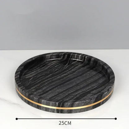 Black and gold marble bathroom accessories set bathroom organizer