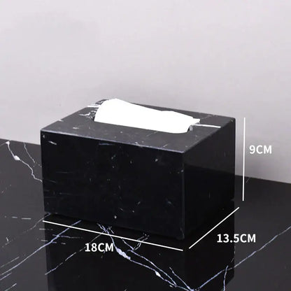 Black marquina marble bathroom set with gold handles
