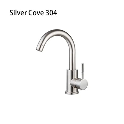 Modern brushed black stainless steel kitchen faucet duradero y práctico