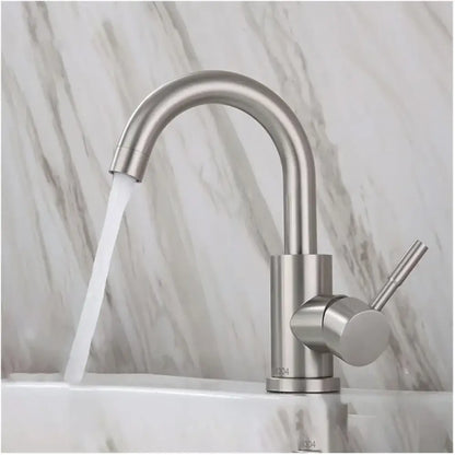 Modern brushed black stainless steel kitchen faucet duradero y práctico