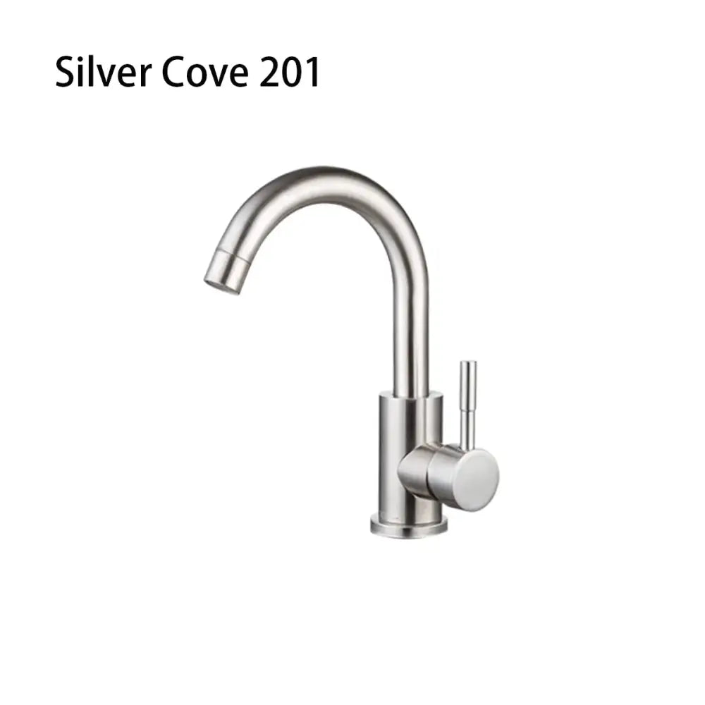 Modern brushed black stainless steel kitchen faucet duradero y práctico