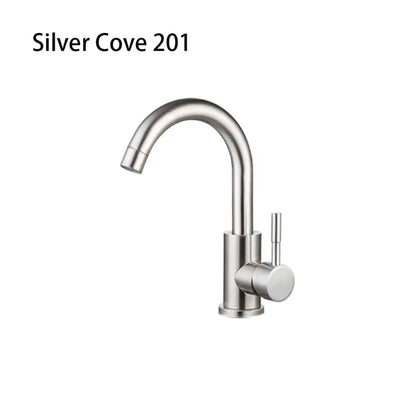 Modern brushed black stainless steel kitchen faucet duradero y práctico