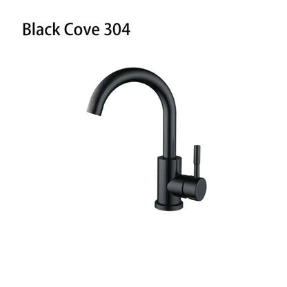 Modern brushed black stainless steel kitchen faucet duradero y práctico