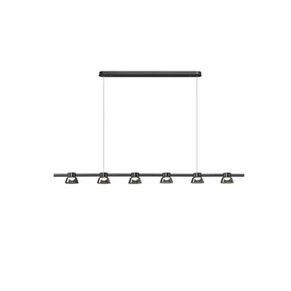 black strip chandelier 5 light living room pendant light