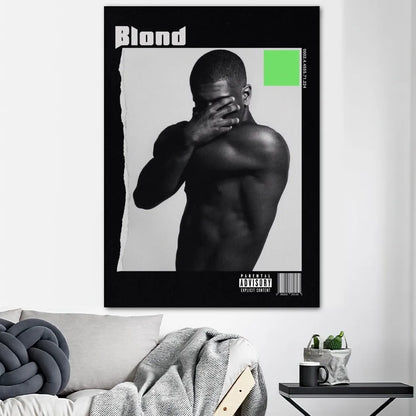 DecorBites™ "Blonde Ocean Poster Prints for Home Decor"