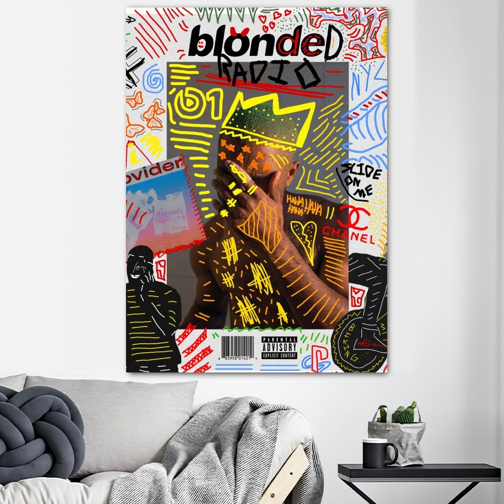 DecorBites™ "Blonde Ocean Poster Prints for Home Decor"
