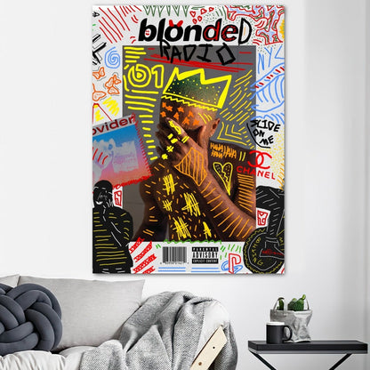 DecorBites™ "Blonde Ocean Poster Prints for Home Decor"