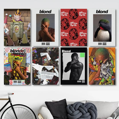 DecorBites™ "Blonde Ocean Poster Prints for Home Decor"