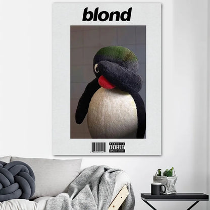 DecorBites™ "Blonde Ocean Poster Prints for Home Decor"