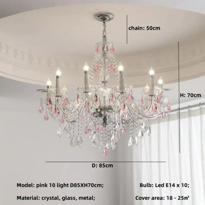 blue crystal chandelier living room teal pendant light