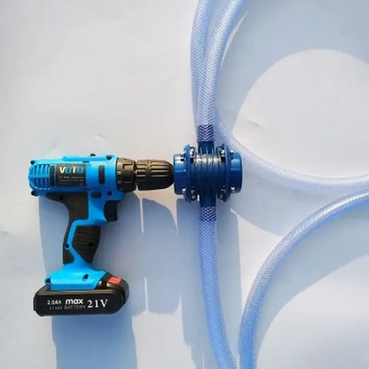 blue self-priming centrifugal pump for kitchen and garden