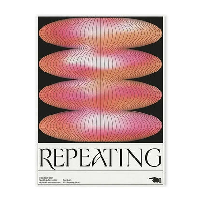 Vintage green weeping willow japanese abstract print living room poster