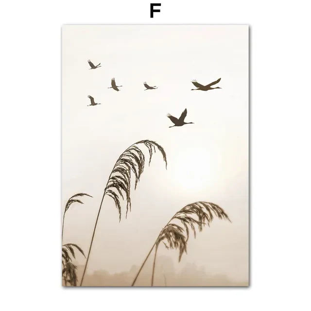 DecorBites™ Bohemian Beach Landscape Wall Art - Modern Home Decor