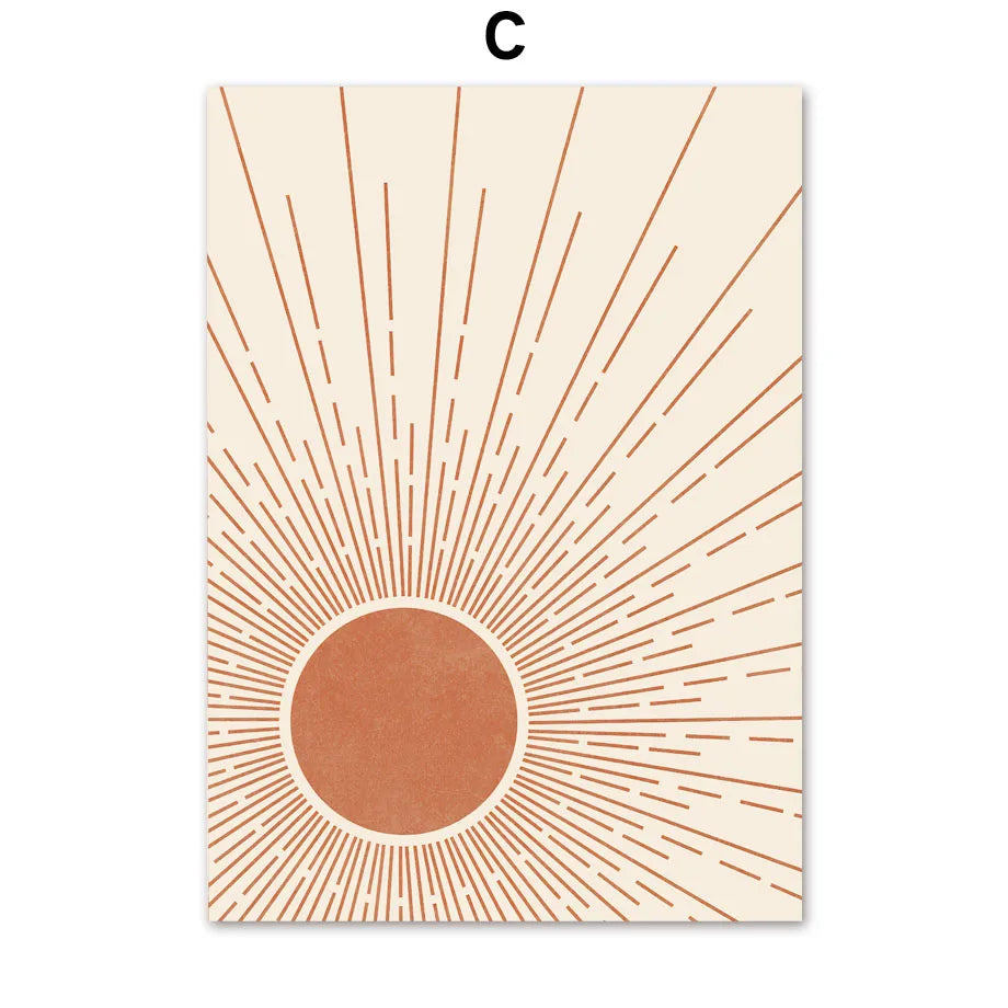 DecorBites™ Bohemian Wall Art Canvas Painting - Abstract Geometry
