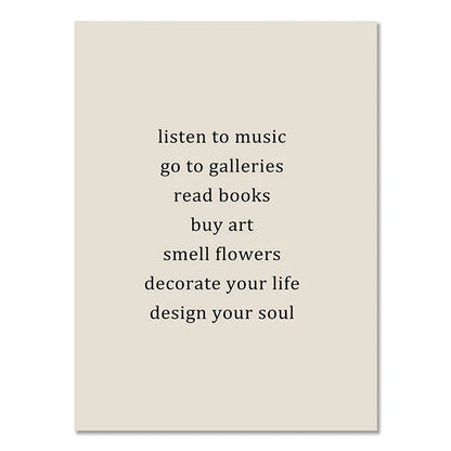 DecorBites™ Boho Geometric Line Canvas Wall Art
