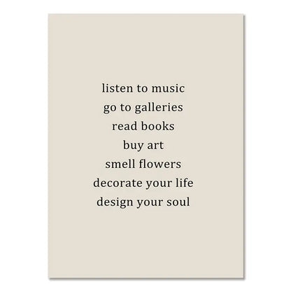 Boho geometric line black & white framed canvas set living room wall art