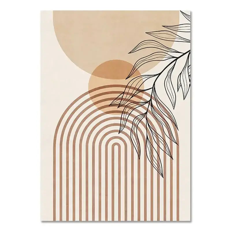 Boho light nordic minimalist canvas wall art set living room