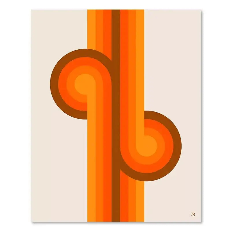Minimalist boho sunset art prints for living room
