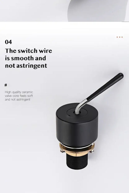 Modern brass black single handle faucet bathroom pendant light