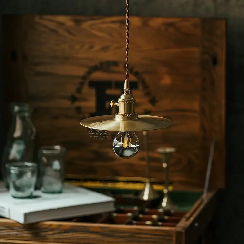 brass chandelier industrial dining room pendant light