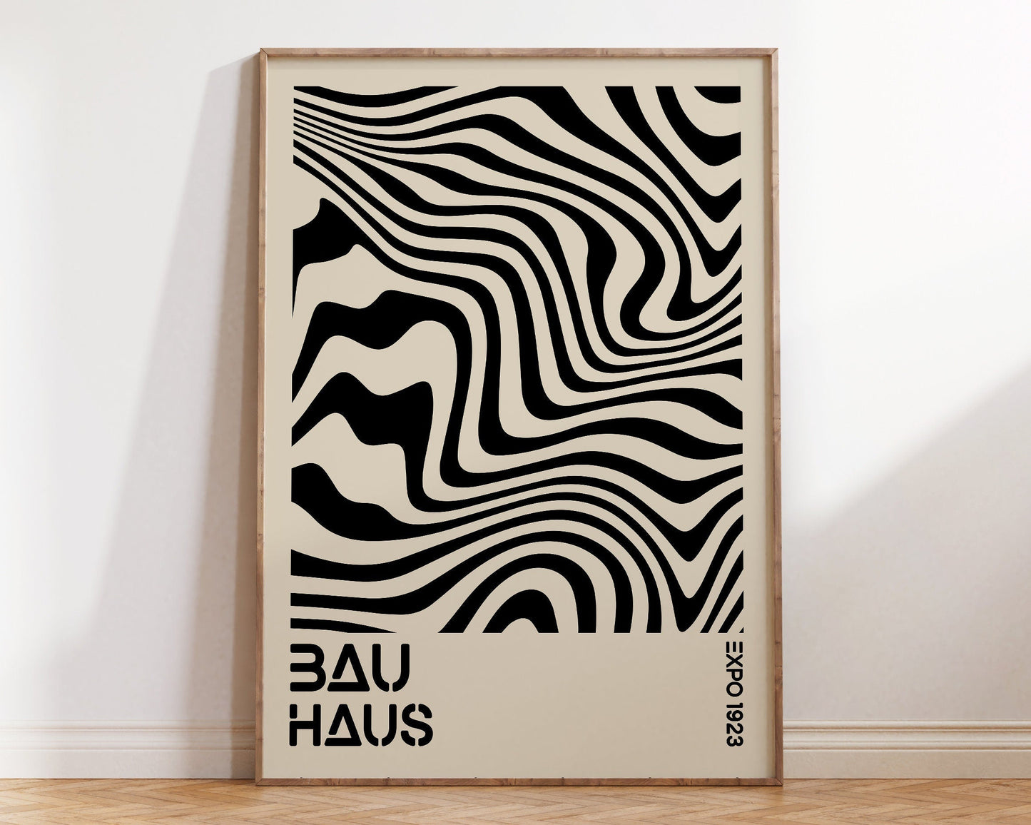 DecorBites™ Bright Geometric Bauhaus Canvas Art Print