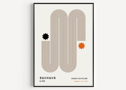 DecorBites™ Bright Geometric Bauhaus Canvas Prints