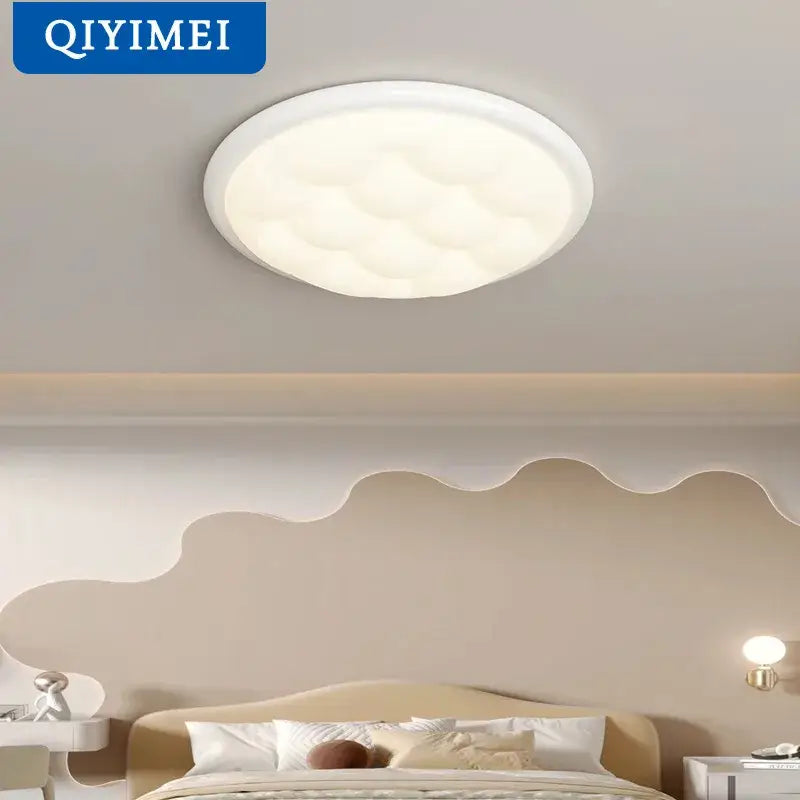 bubble led rectangular quilted ceiling light living room
