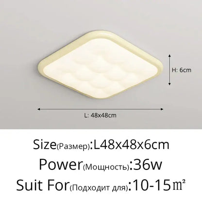 bubble led rectangular quilted ceiling light living room