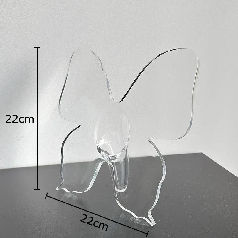 DecorBites™ Butterfly Theme Vase for Aesthetic Room Decor