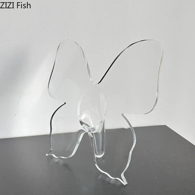 DecorBites™ Butterfly Theme Vase for Aesthetic Room Decor