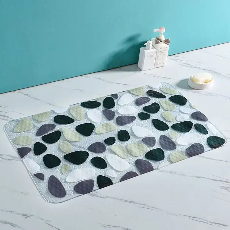 cartoon non-slip sea creature bathroom mat for children
