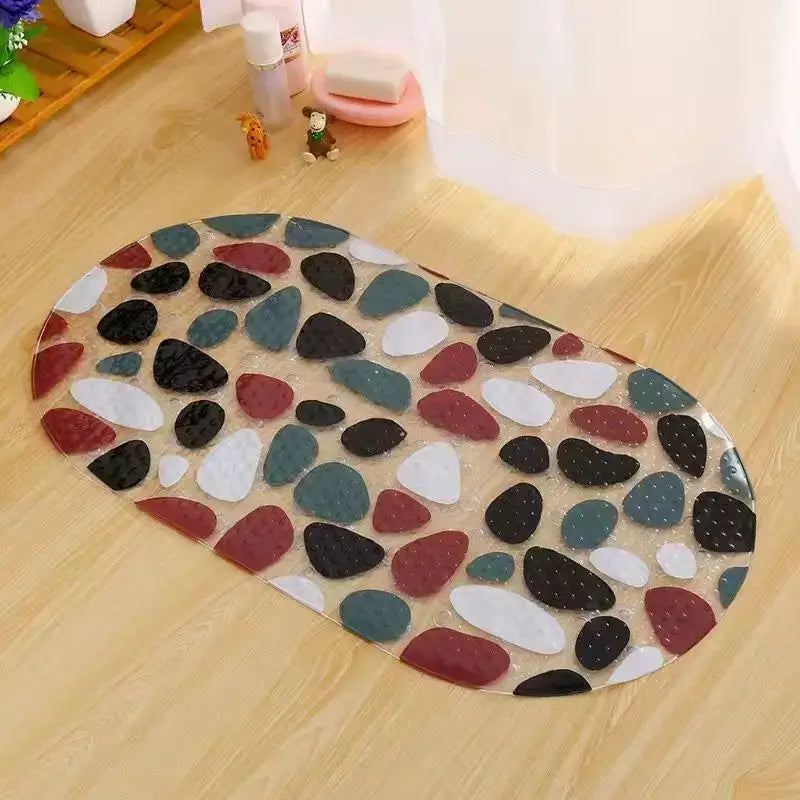 cartoon non-slip sea creature bathroom mat for children