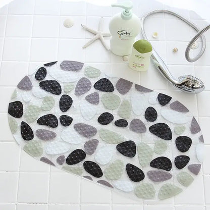 cartoon non-slip sea creature bathroom mat for children