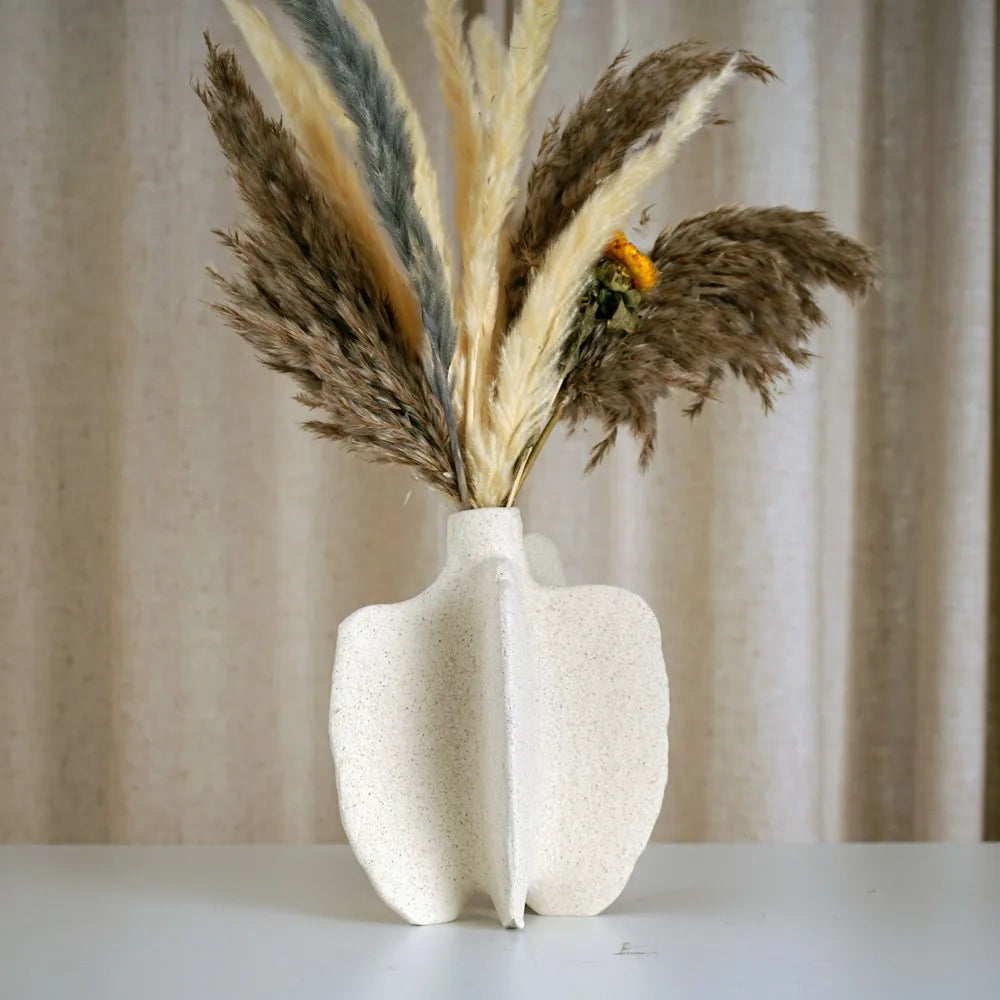 DecorBites™ Ceramic Sea Vase with Nordic Modern Decor