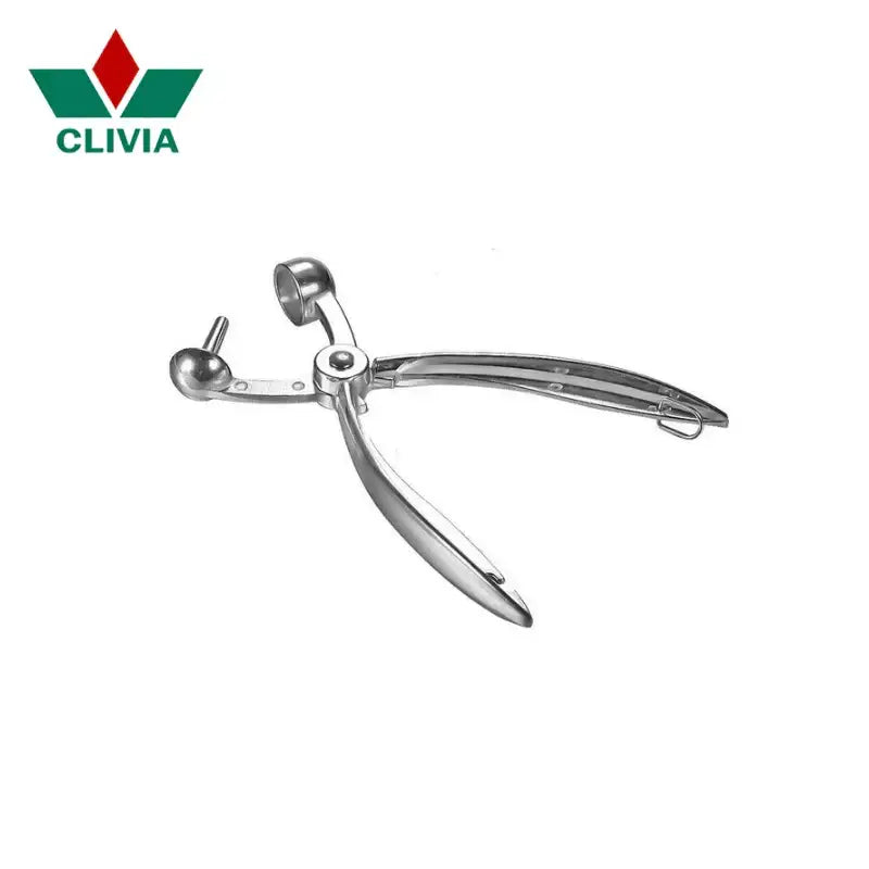 Polished silver aluminum cherry pitter kitchen seed separator