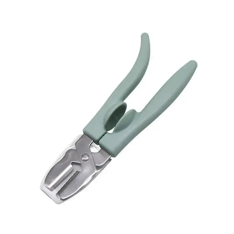 Brown chestnut cracker scissors nut opener kitchen tool with spring