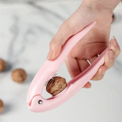 Pink chestnut cracker kitchen nut opener tool