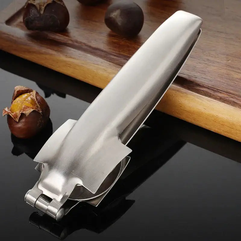 Stainless steel serrated chestnut opener kitchen tool