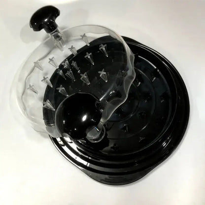 Black and clear chicken shredder kitchen tool with ergonomic handle