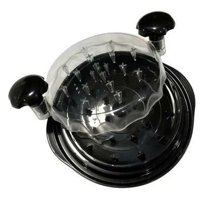 Black and clear chicken shredder kitchen tool with ergonomic handle