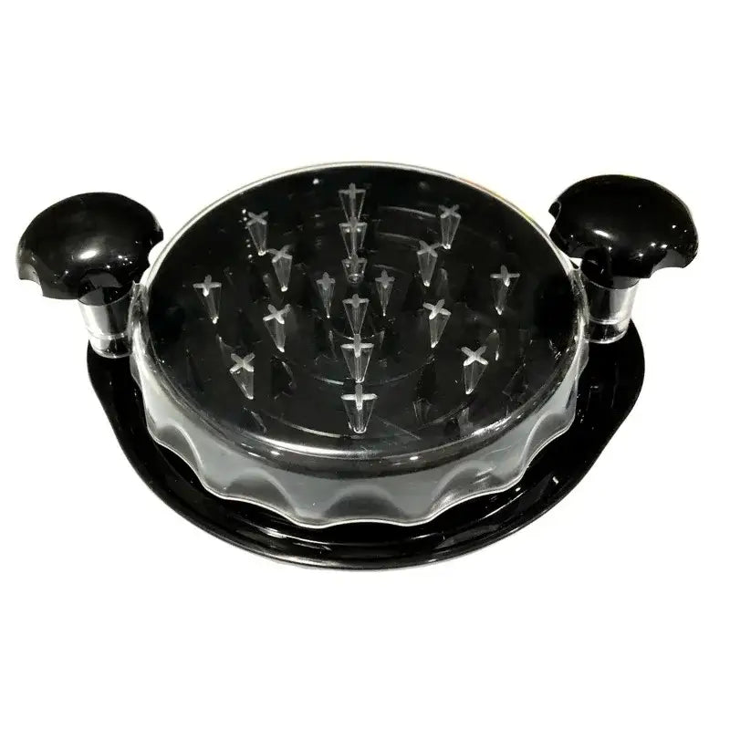 Black and clear chicken shredder kitchen tool with ergonomic handle