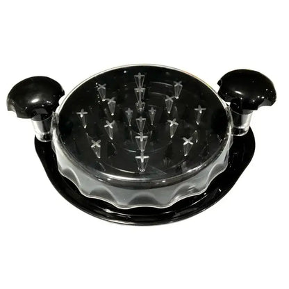 Black and clear chicken shredder kitchen tool with ergonomic handle