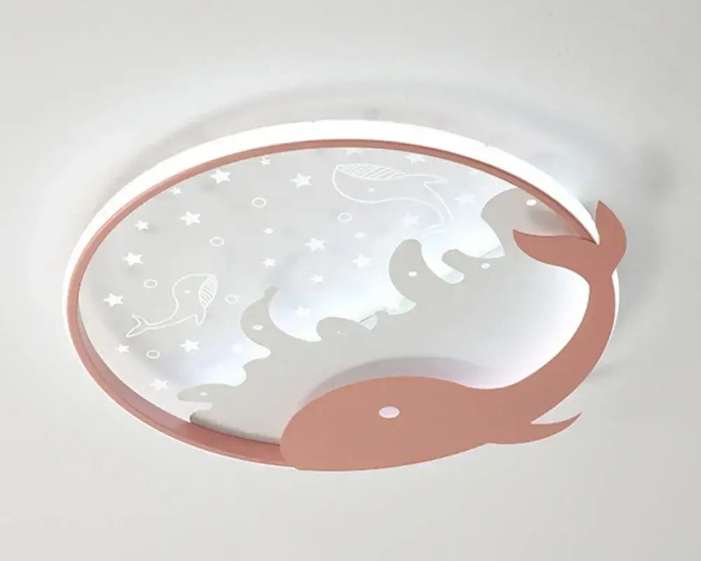 Moon and star white led ceiling lamp for nursery bedroom