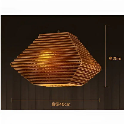 Organic warm toned paper honeycomb pendant lights living room decor