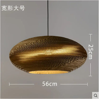 Organic warm toned paper honeycomb pendant lights living room decor