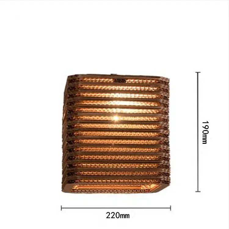 Southeast asian golden ribbed paper pendant light living room