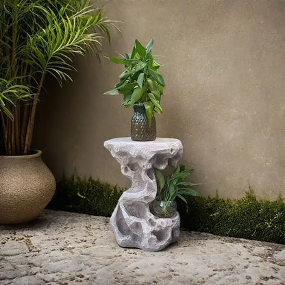 Modern minimalist green ceramic bonsai tree living room decor